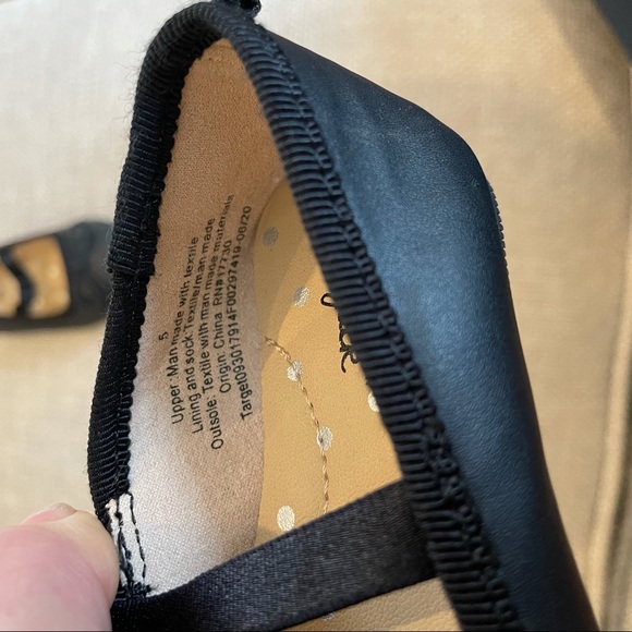 Cat & Jack Black Flats Size 5 - Picture 2 of 2